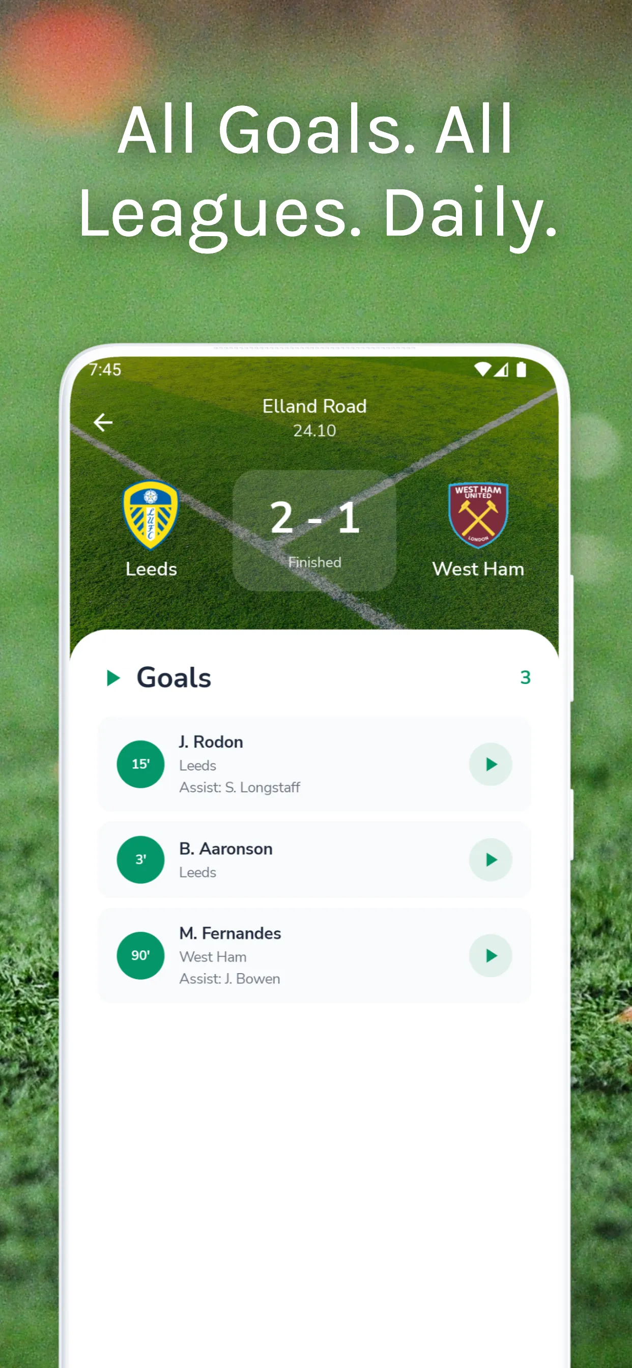 Daily Goal Screenshot